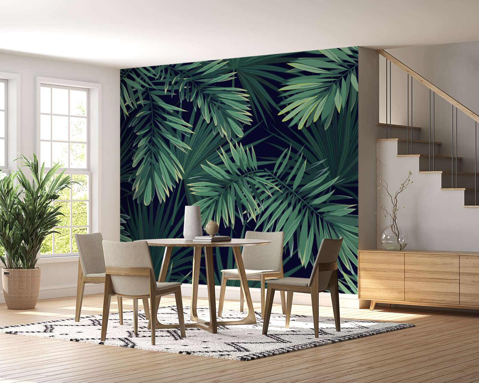 Fototapeta palmové ratolesti