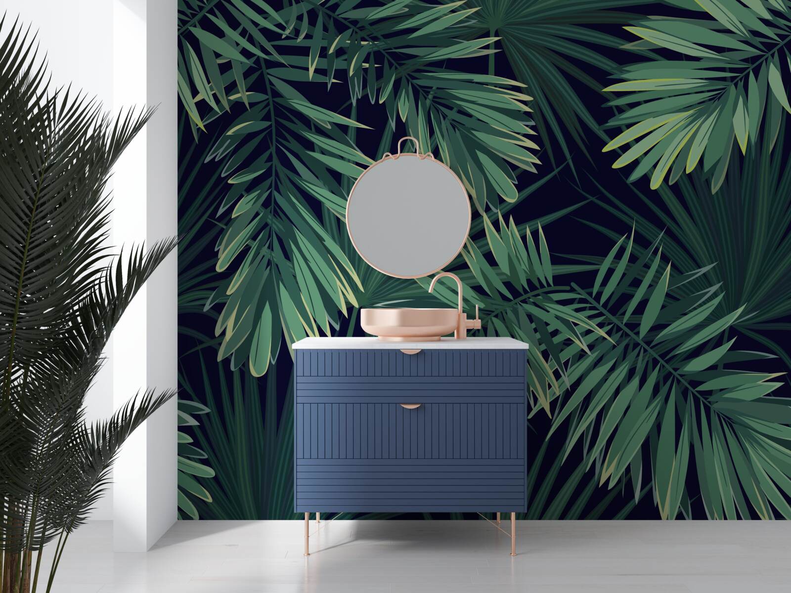 Fototapeta palmové ratolesti