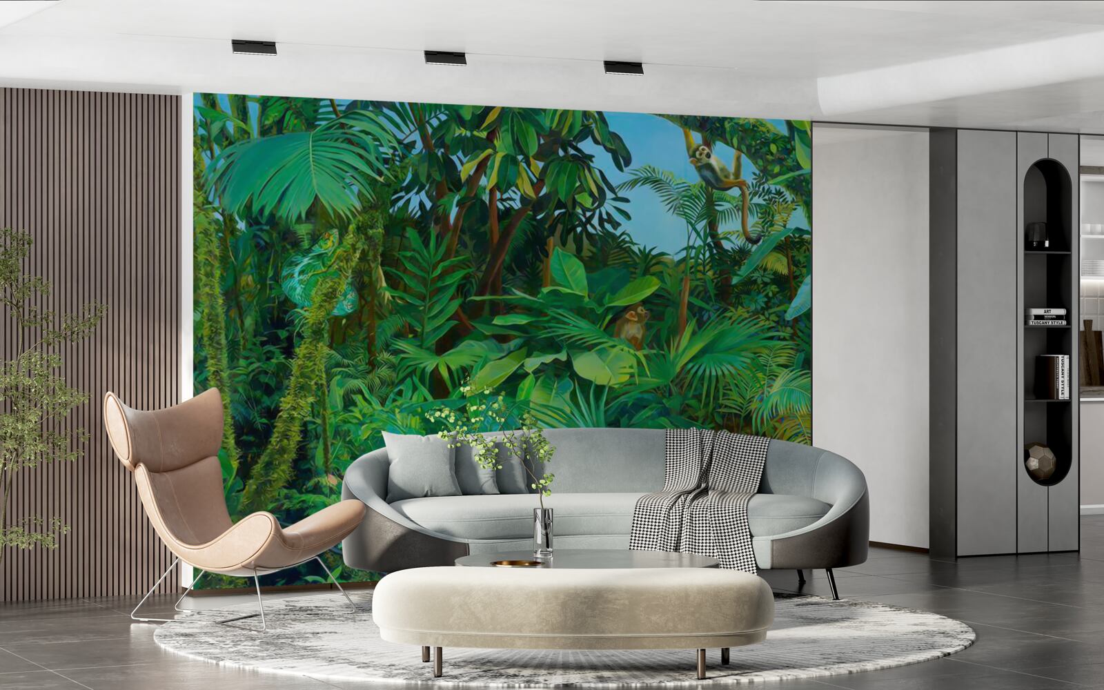 Fototapeta nepreniknuteľné húštiny zelených tropických lesov