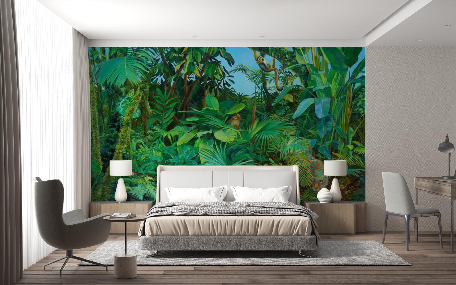 Fototapeta nepreniknuteľné húštiny zelených tropických lesov