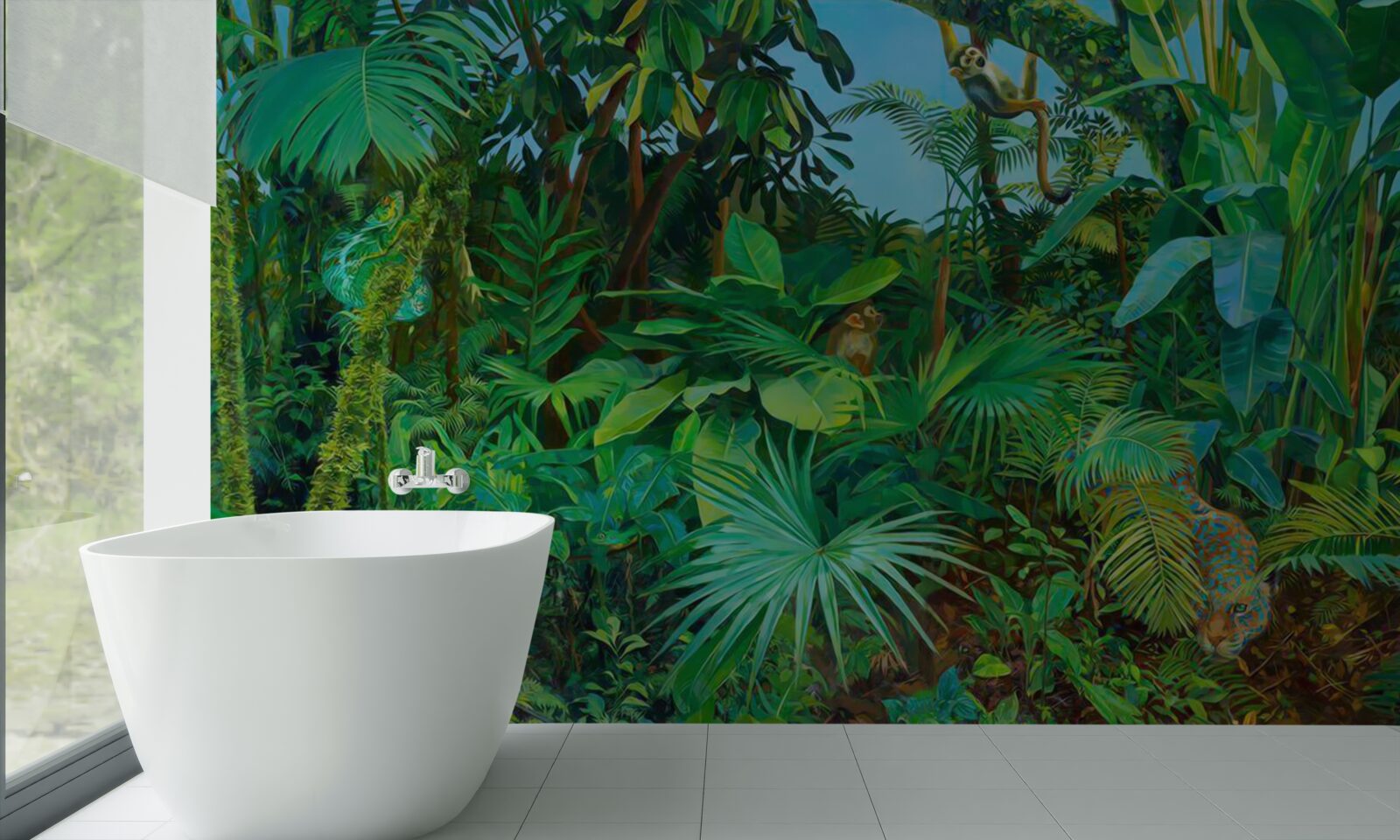 Fototapeta nepreniknuteľné húštiny zelených tropických lesov