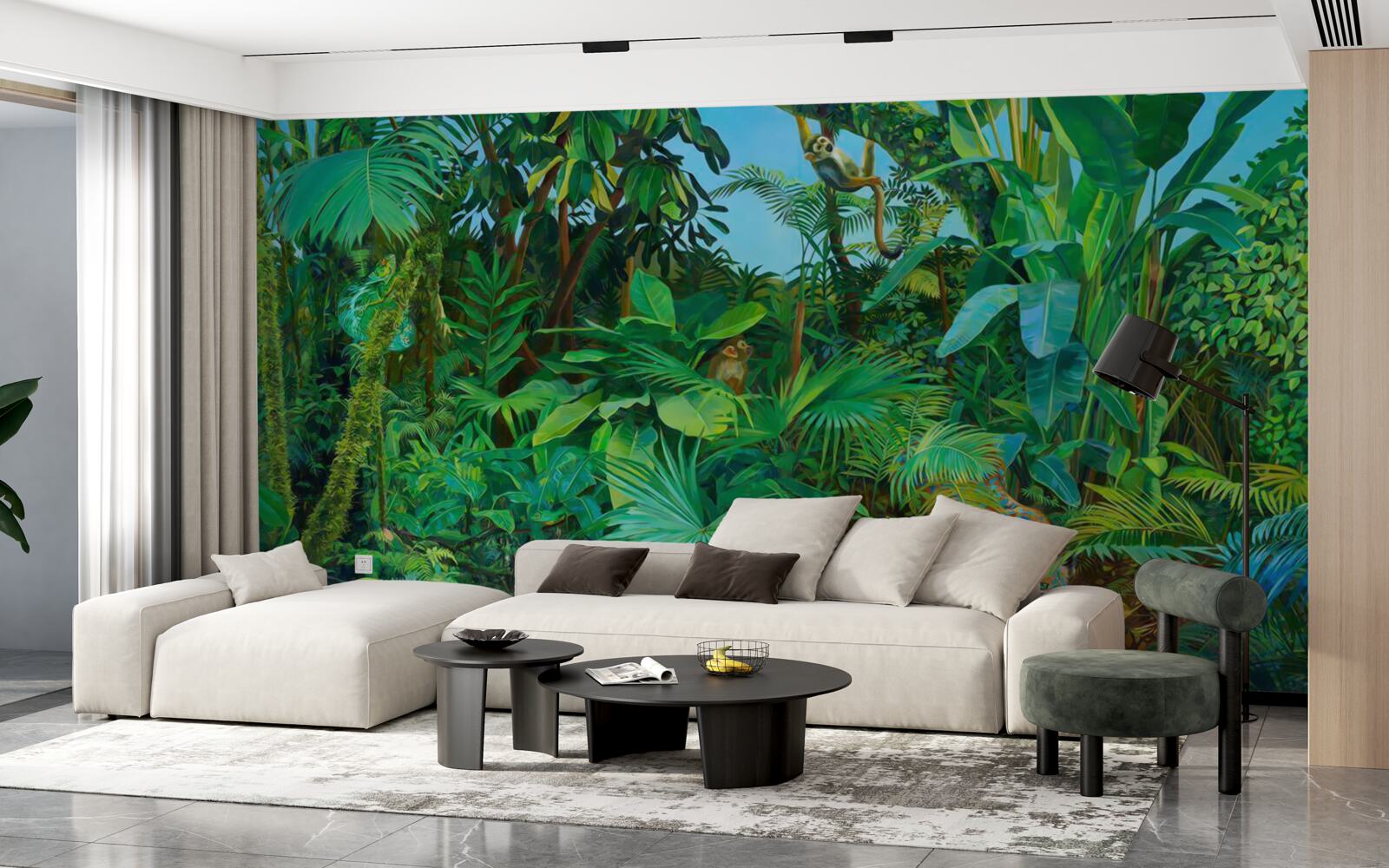 Fototapeta nepreniknuteľné húštiny zelených tropických lesov