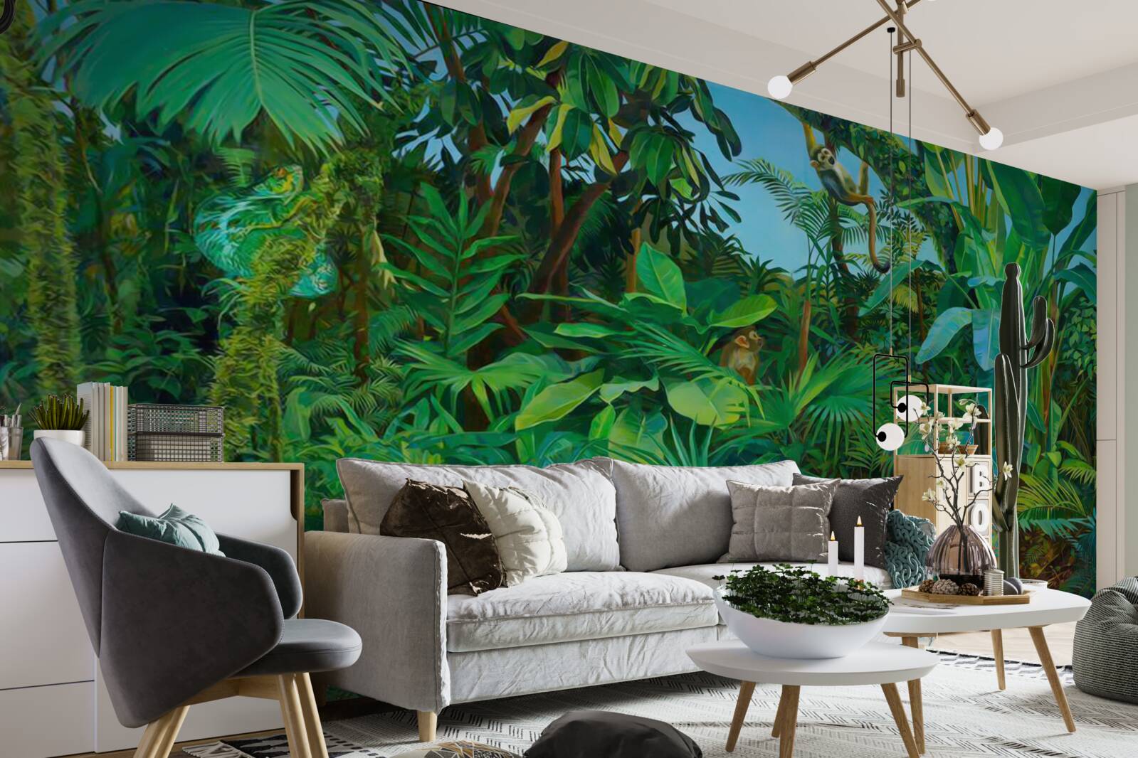 Fototapeta nepreniknuteľné húštiny zelených tropických lesov