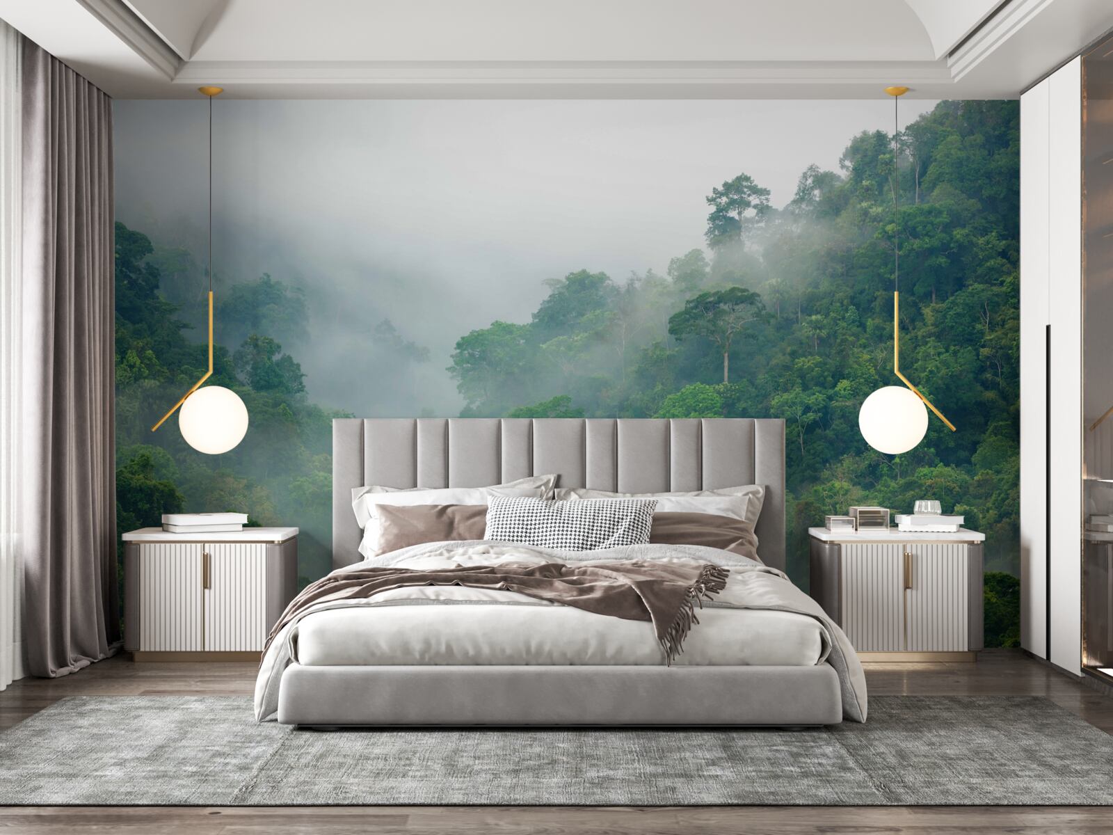 Fototapeta hmla v tropických horách