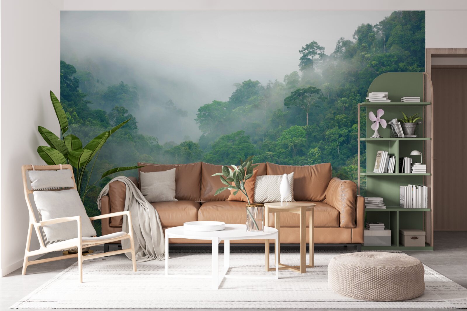 Fototapeta hmla v tropických horách