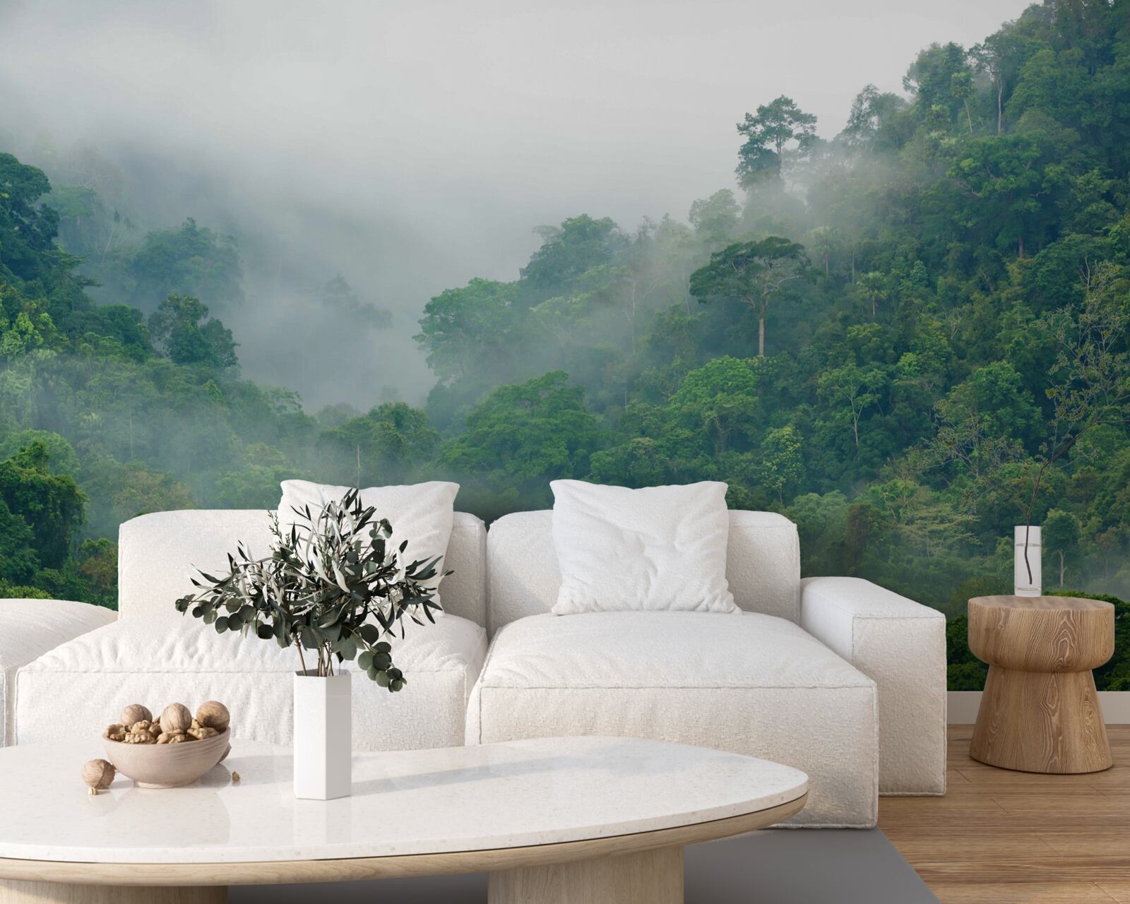 Fototapeta hmla v tropických horách