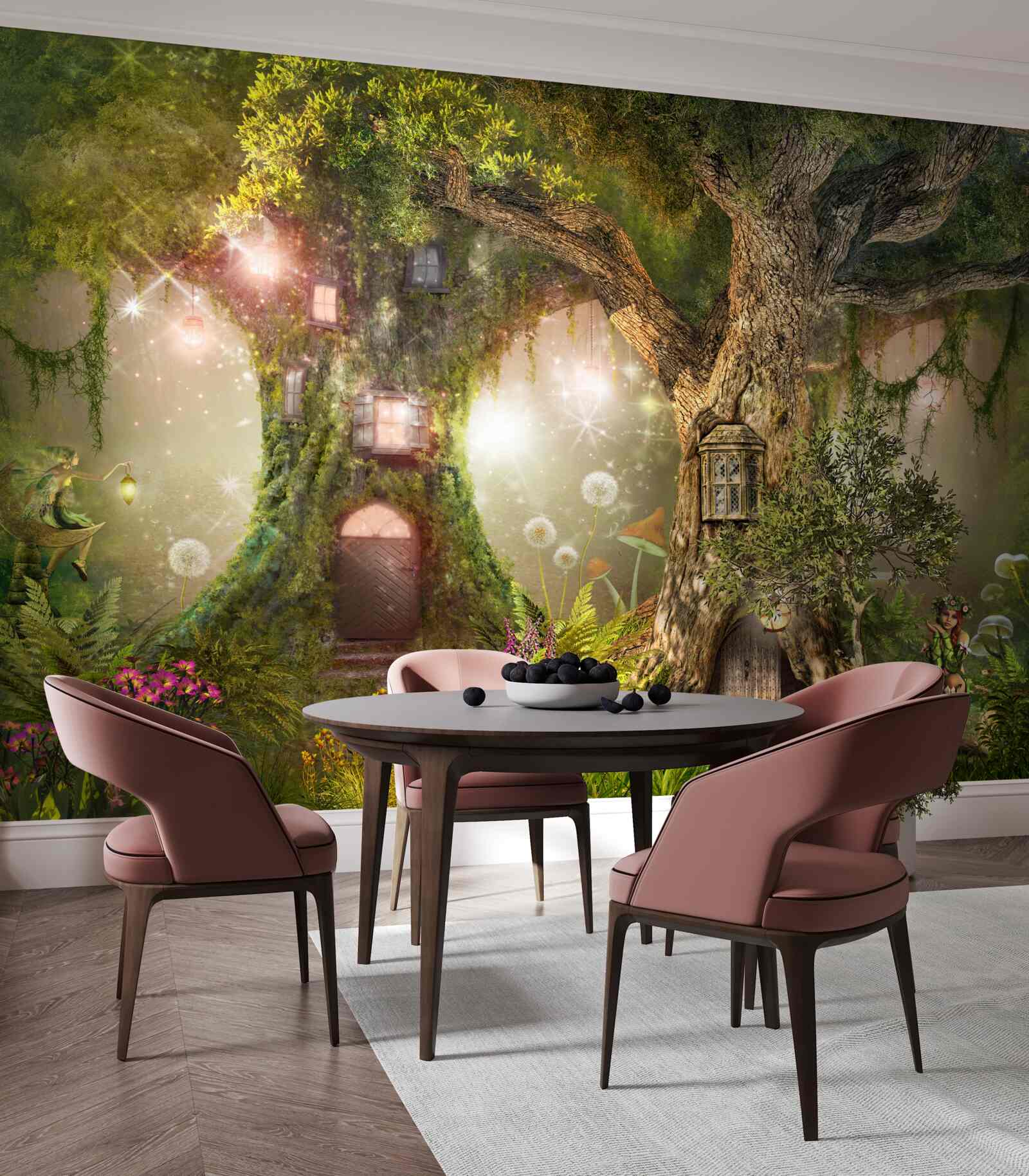 Fototapeta mýtických obyvateľov zelených húštin