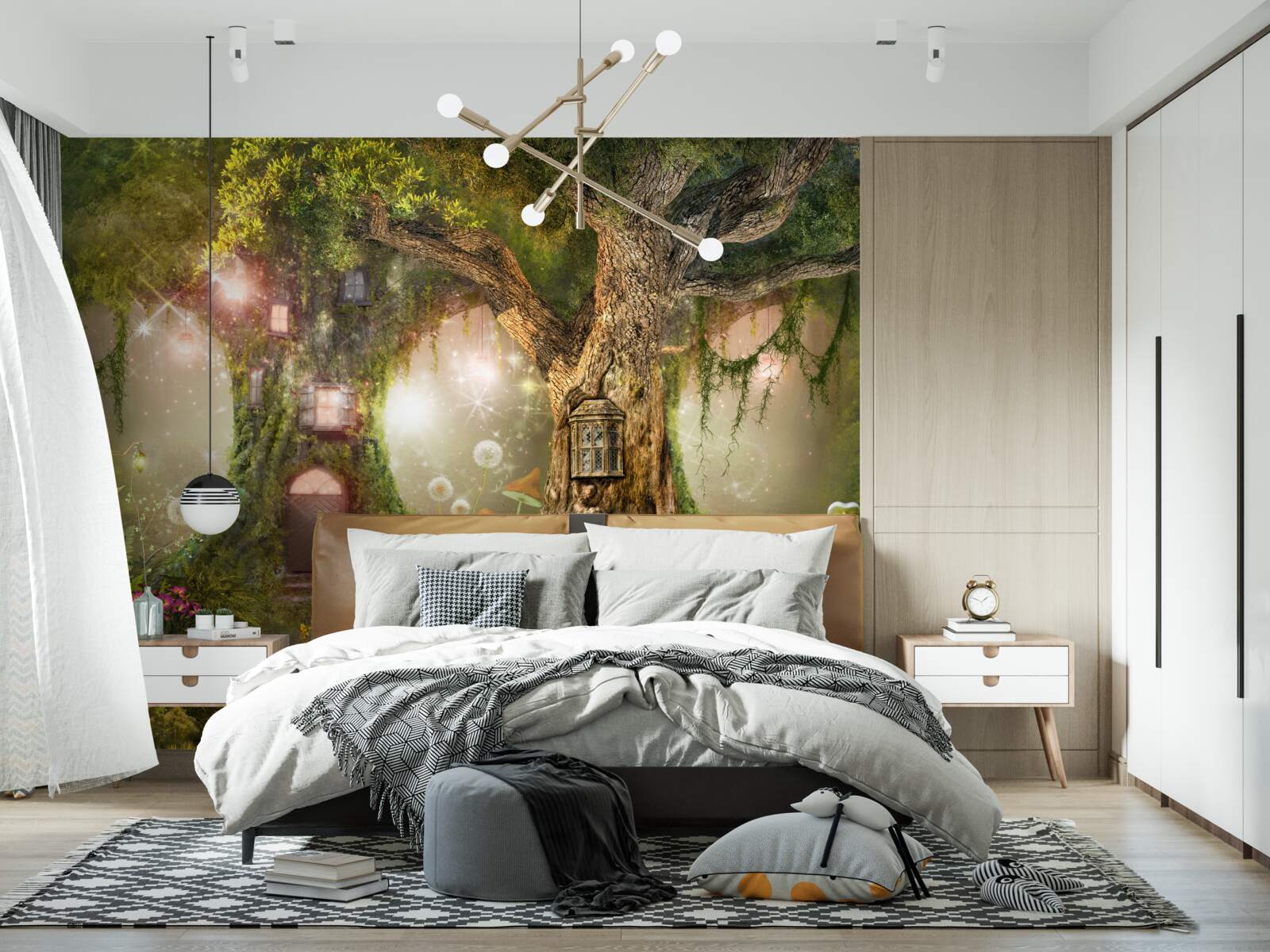 Fototapeta mýtických obyvateľov zelených húštin