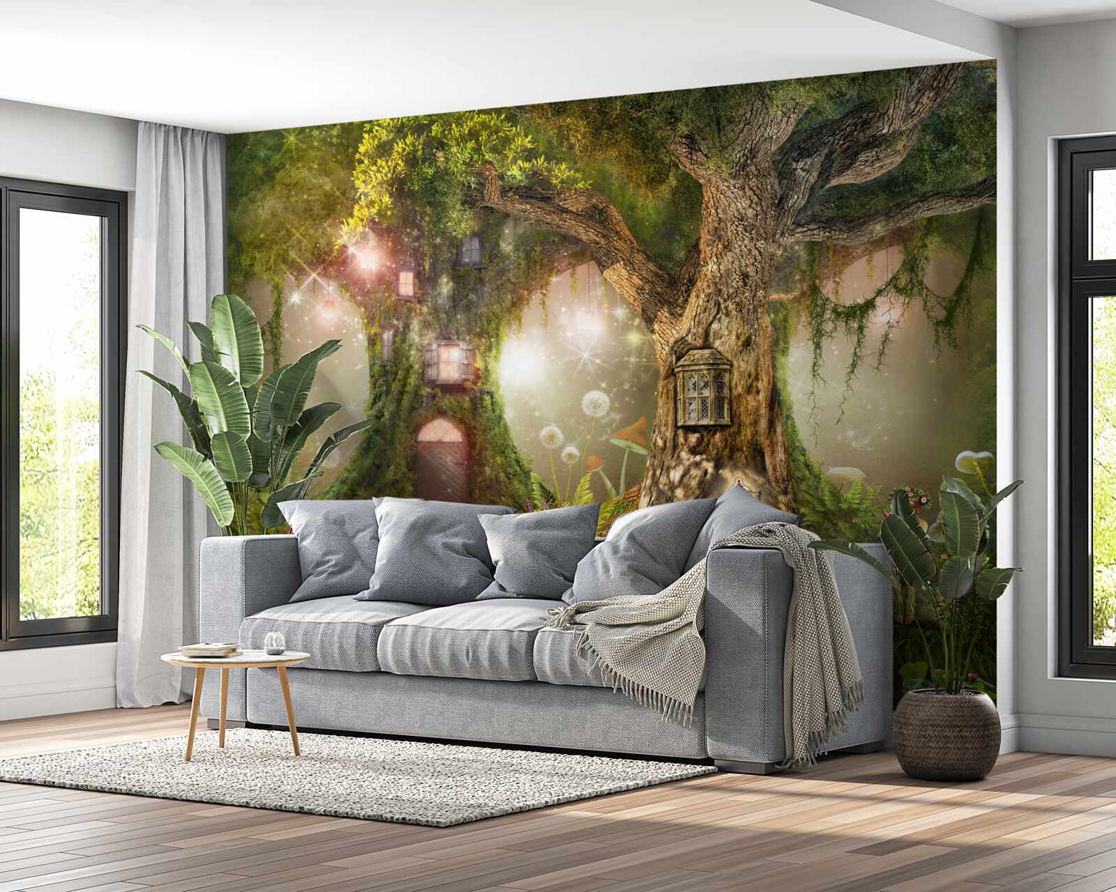 Fototapeta mýtických obyvateľov zelených húštin