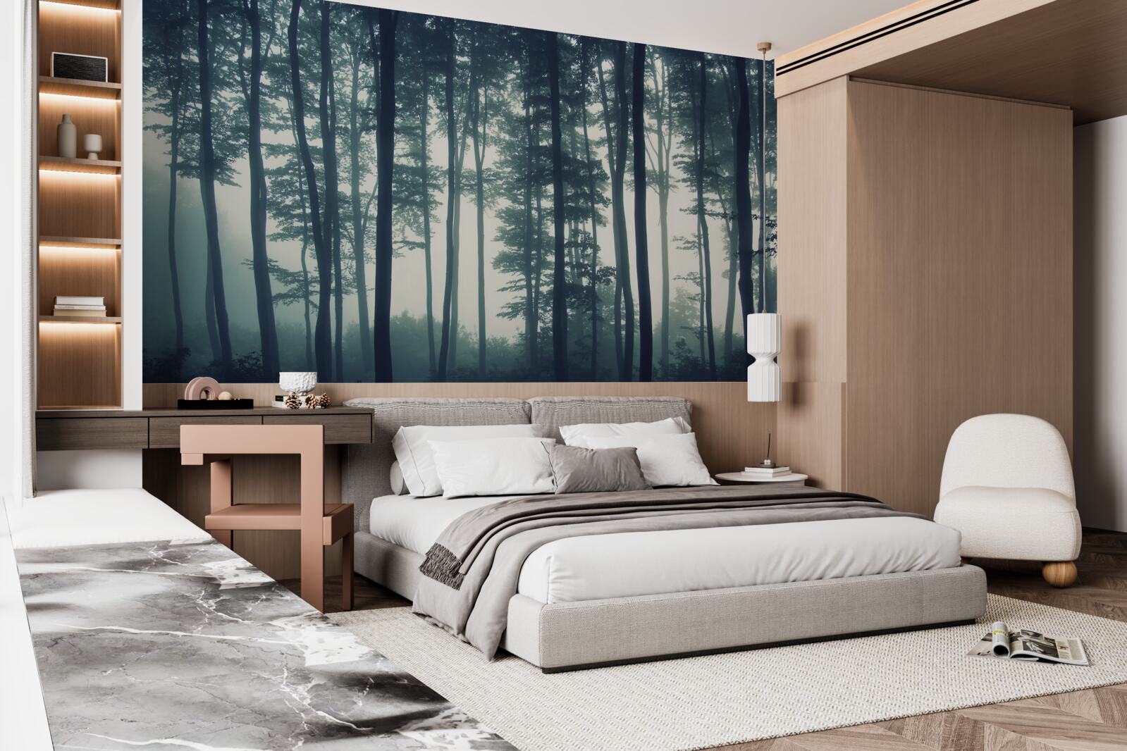 Fototapeta hmlisté zore v púšti