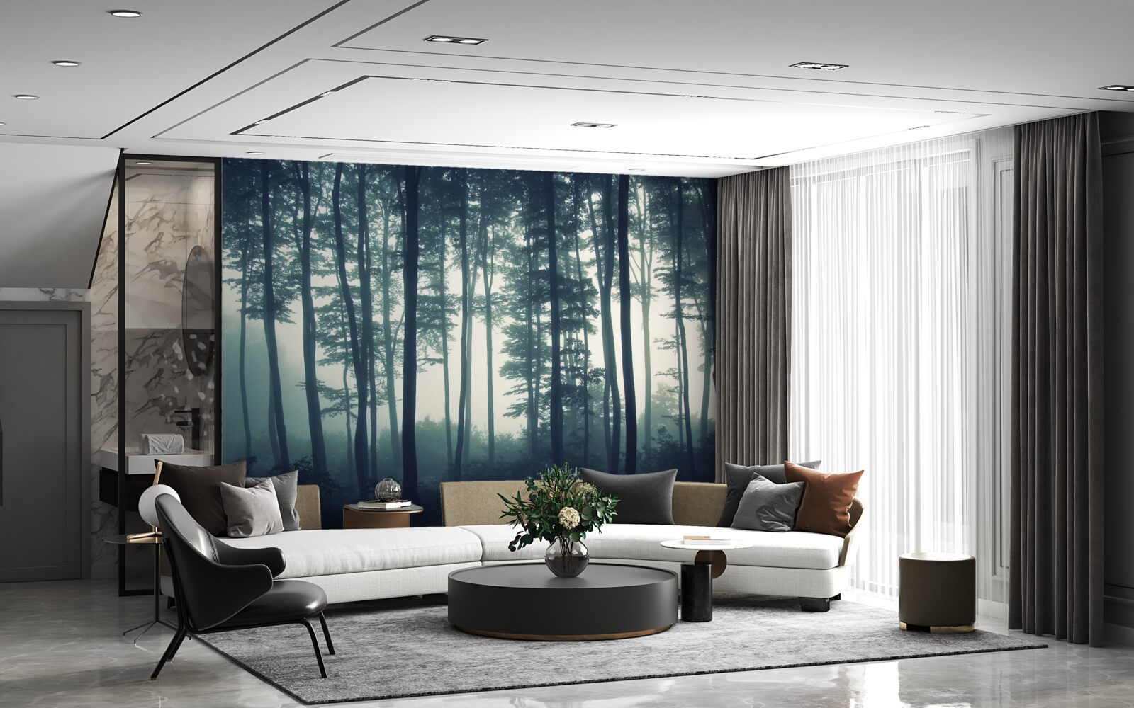 Fototapeta hmlisté zore v púšti