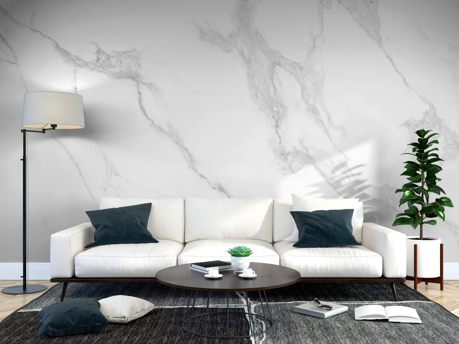 Fototapeta biele pozadie so sivým dymom vznášajúcim sa vo vzduchu