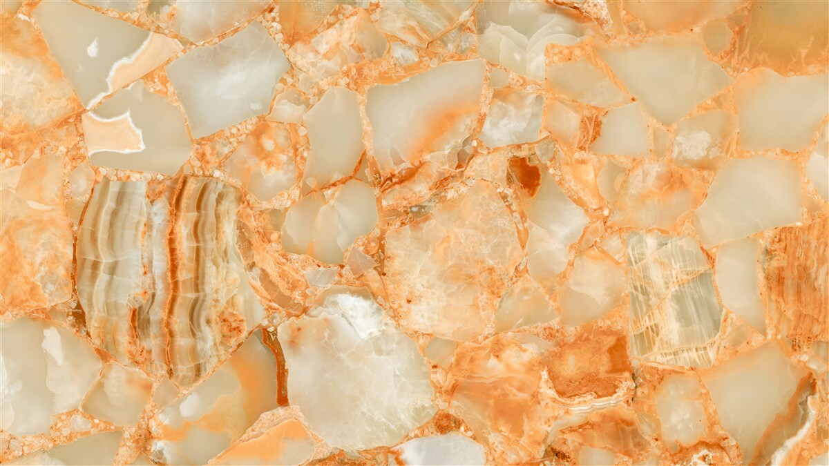 Fototapeta odtiene jantáru v kvapkách na kameni