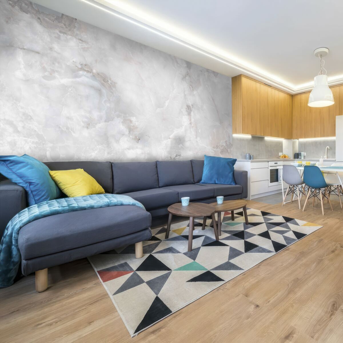 Fototapeta husté mraky preniknuté slnečným žiarením