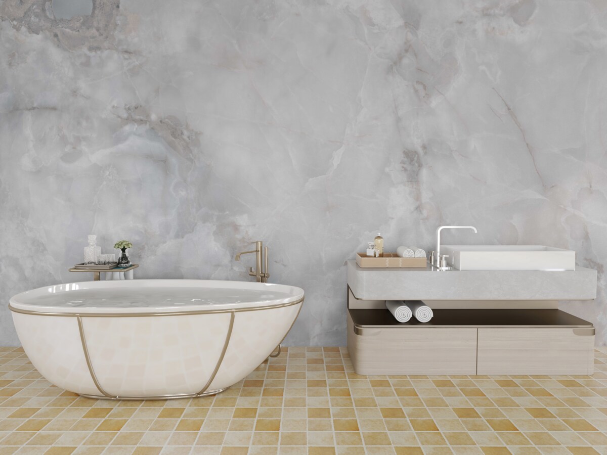 Fototapeta husté mraky preniknuté slnečným žiarením