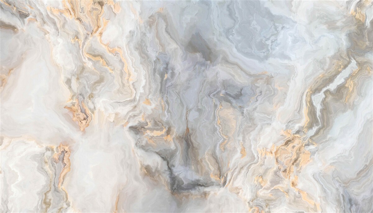 Fototapeta sivý podklad, zdobený zlatými odtieňmi