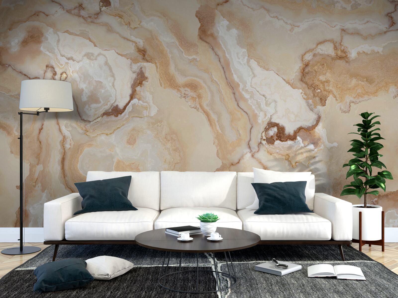 Fototapeta ónyx sa topil v tmavej škvrne