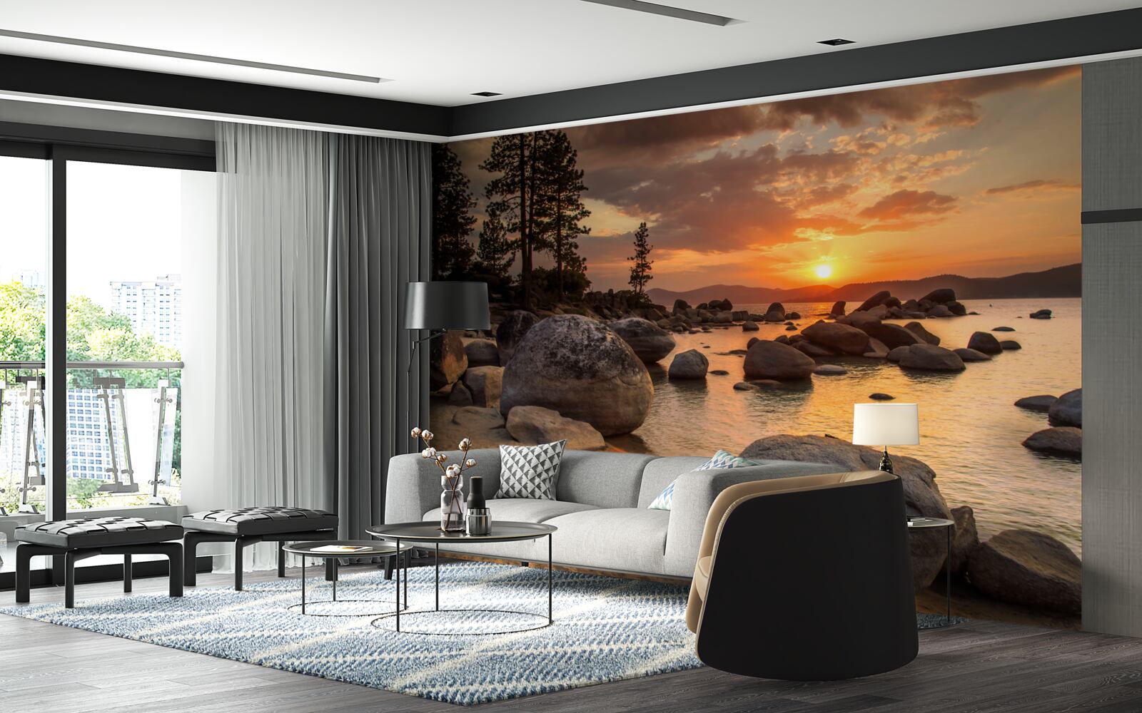 Fototapeta skalnaté pobrežie