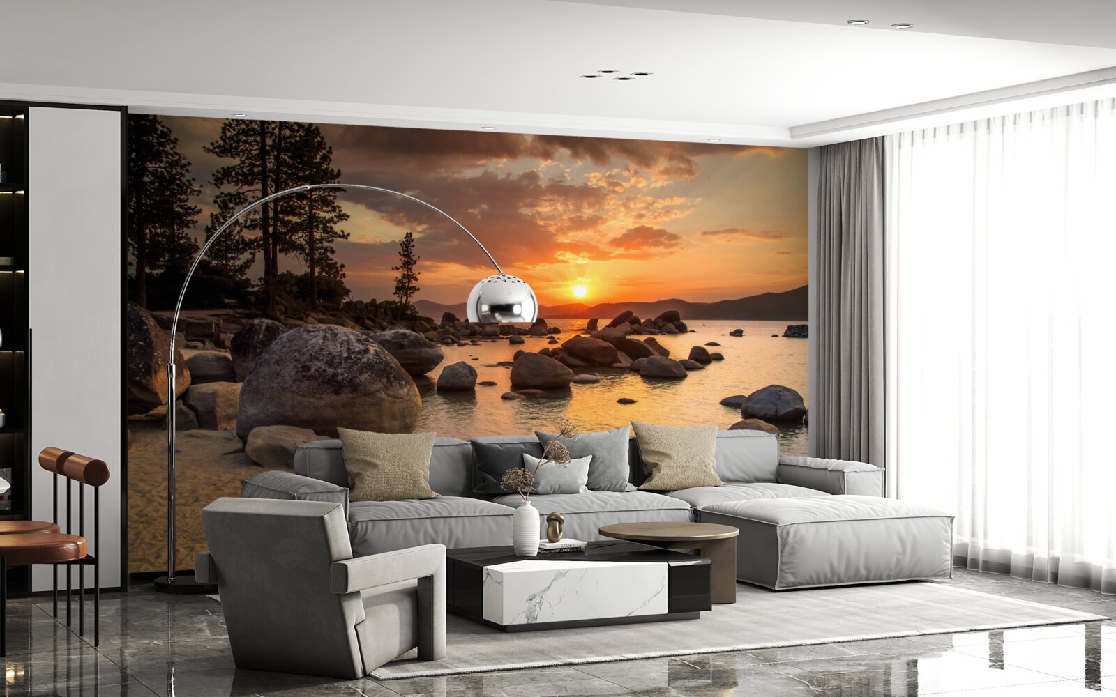 Fototapeta skalnaté pobrežie