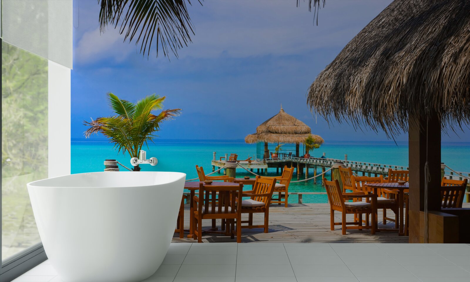 Fototapeta vodná reštaurácia