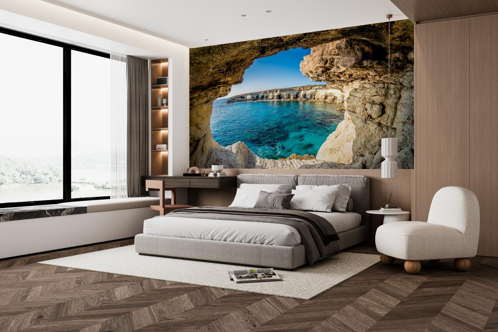 Fototapeta jaskyne na Cypre, ktoré sú pod vodou