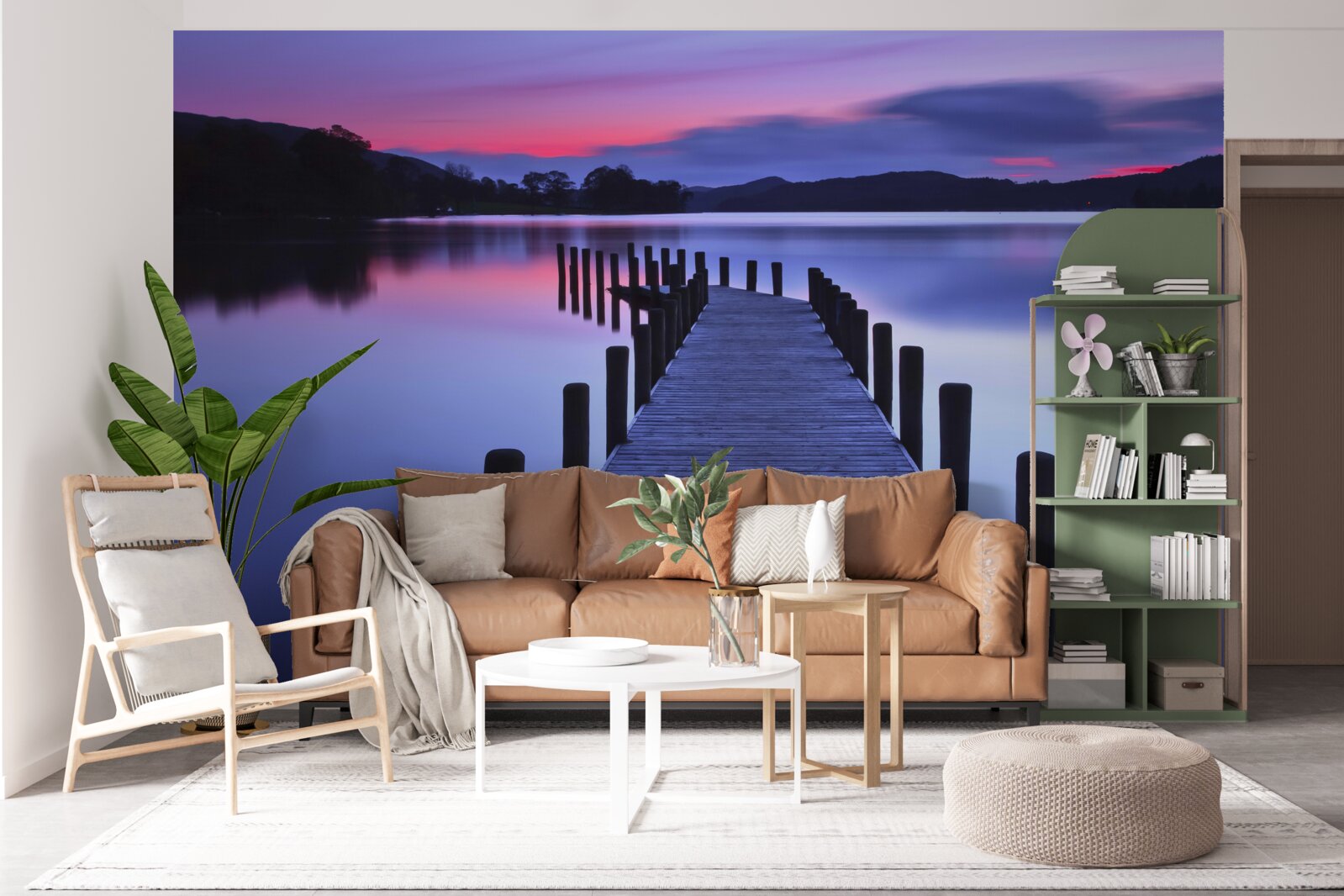 Fototapeta Cesta k lovnému miestu pri rybníku