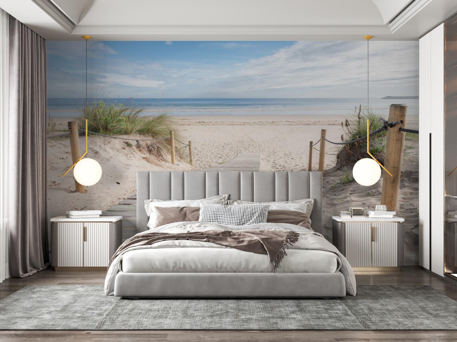 Fototapeta Piesková cesta vedúca k oceánu