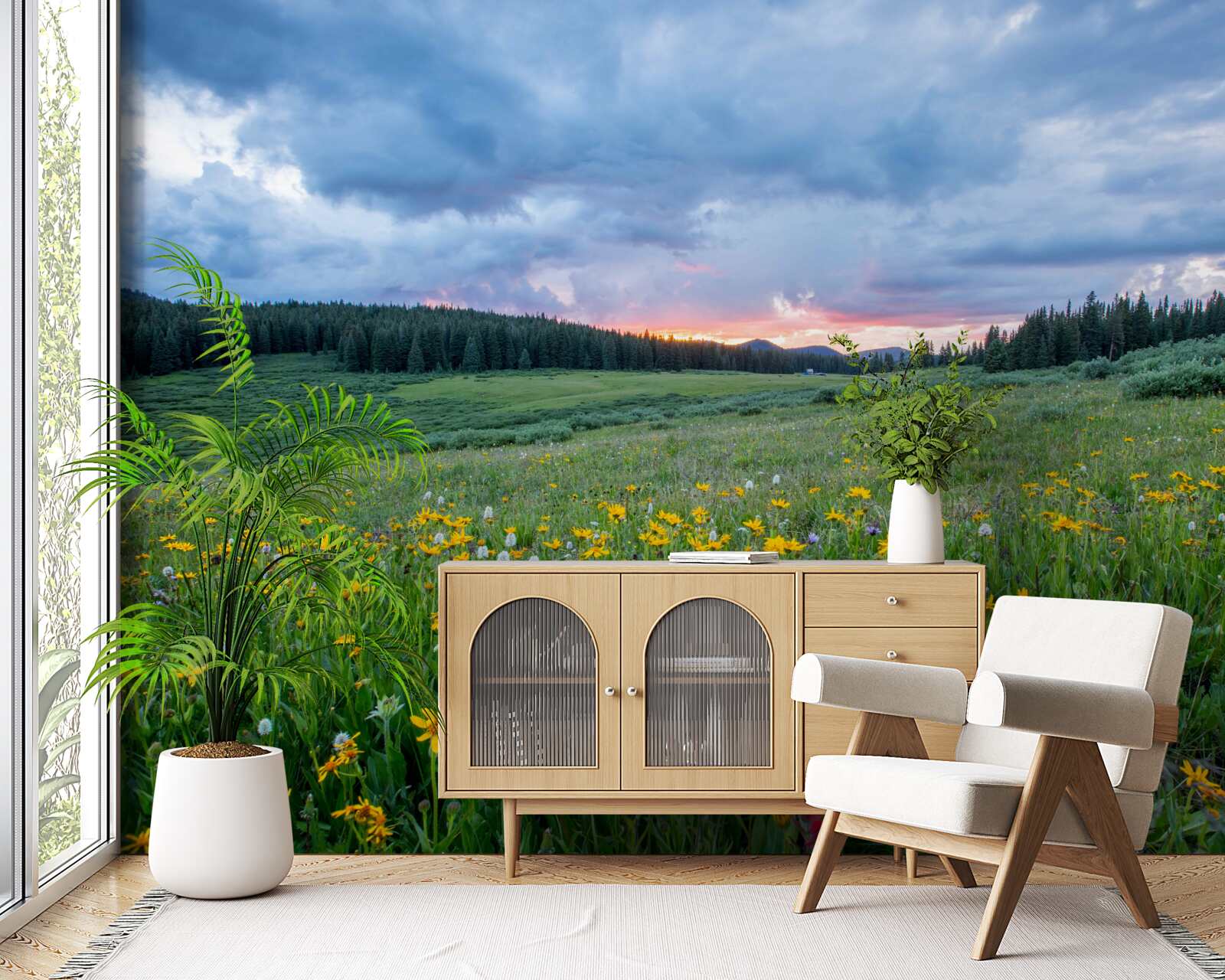 Fototapeta poľné lúčne rastliny