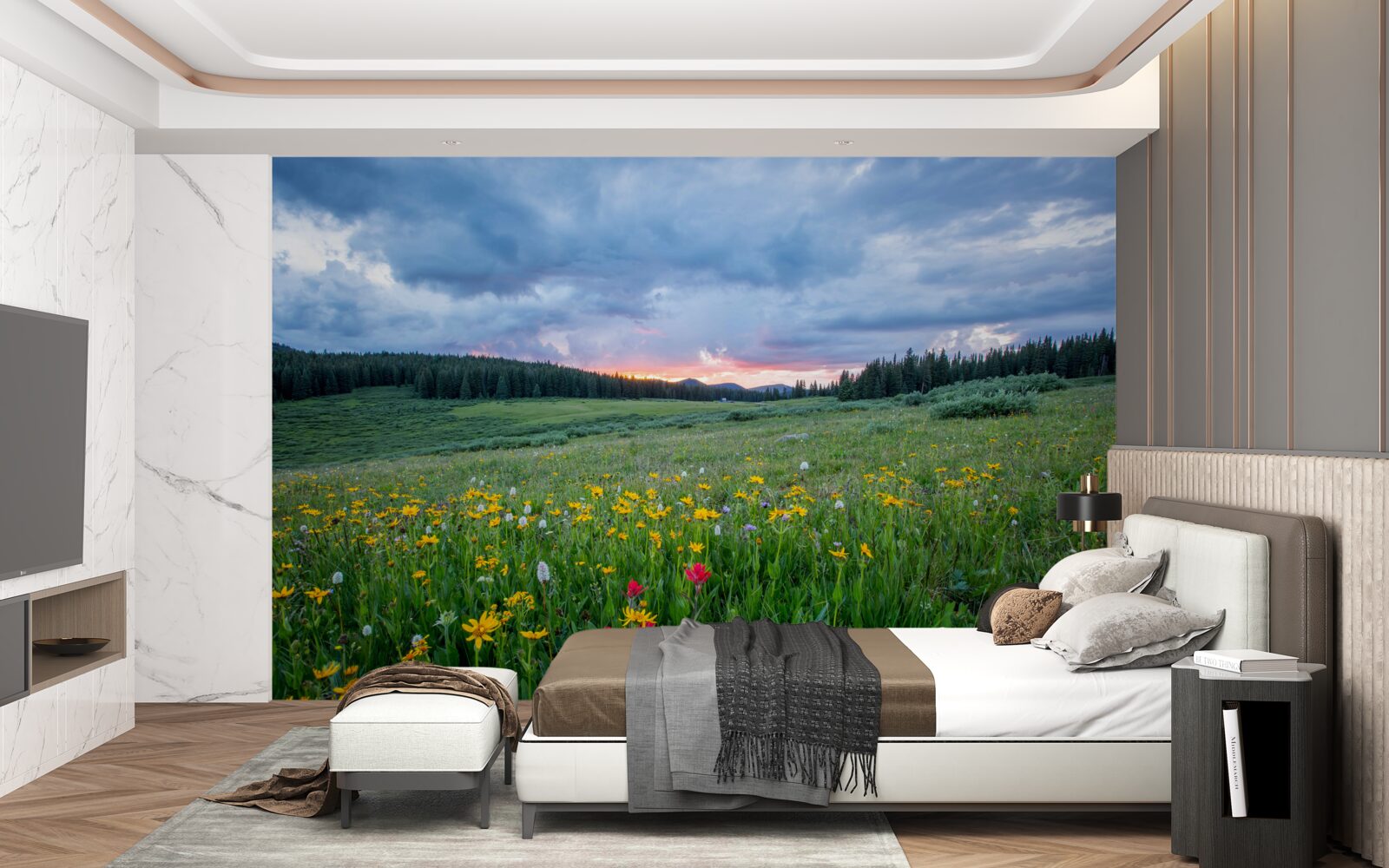 Fototapeta poľné lúčne rastliny