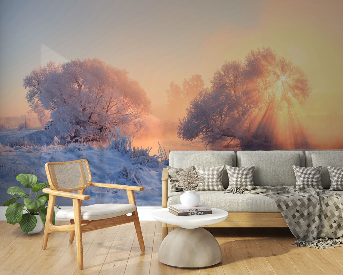 Fototapeta zimné ráno v mraze