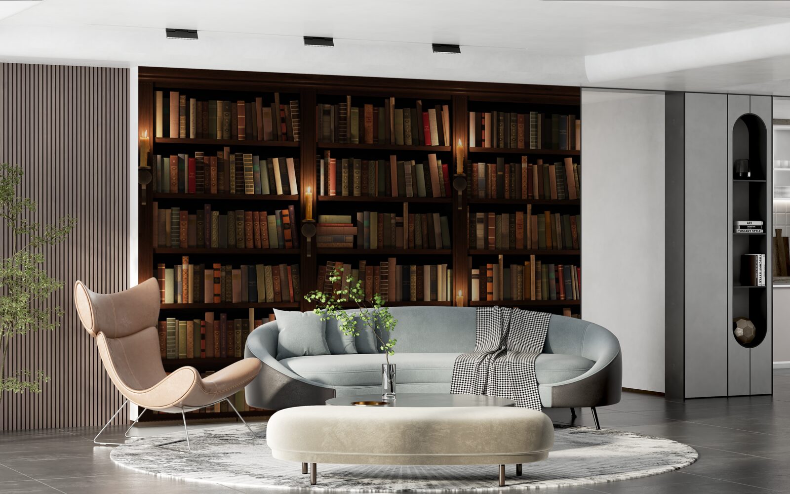 Fototapeta bohatá historická knižnica