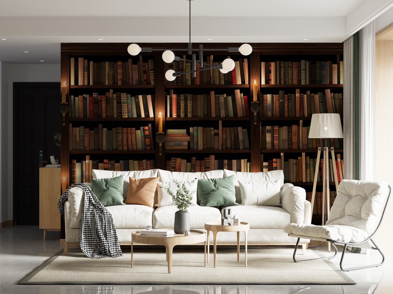 Fototapeta bohatá historická knižnica