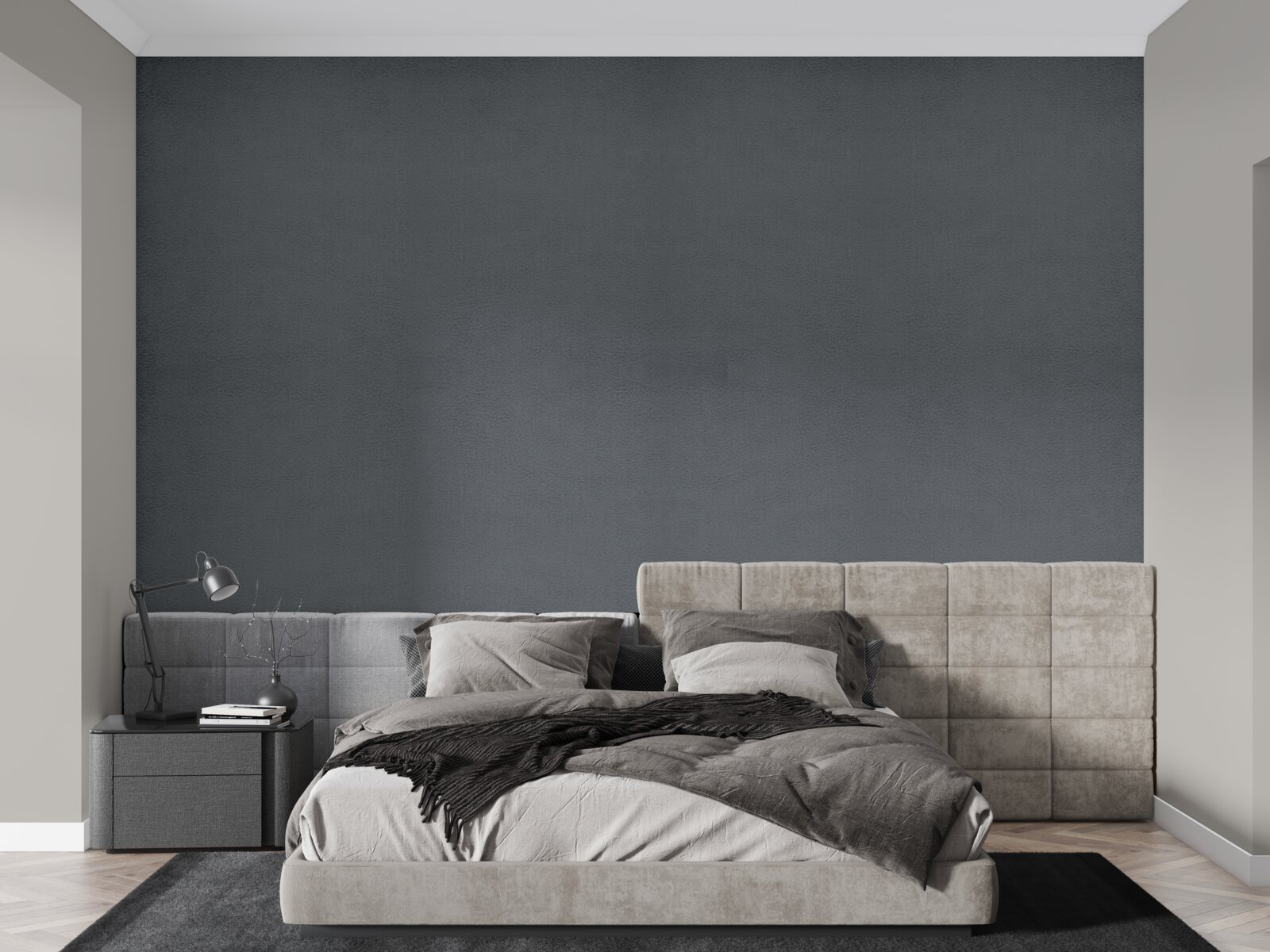 Fototapeta tmavosivé obdĺžniky