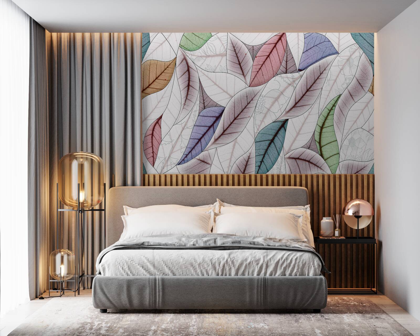 Fototapeta abstraktný obraz vyrobený z jesenného lístia