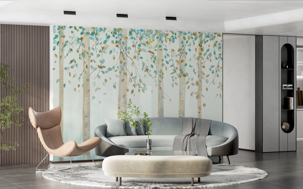 Fototapeta tenké brezy v ruke