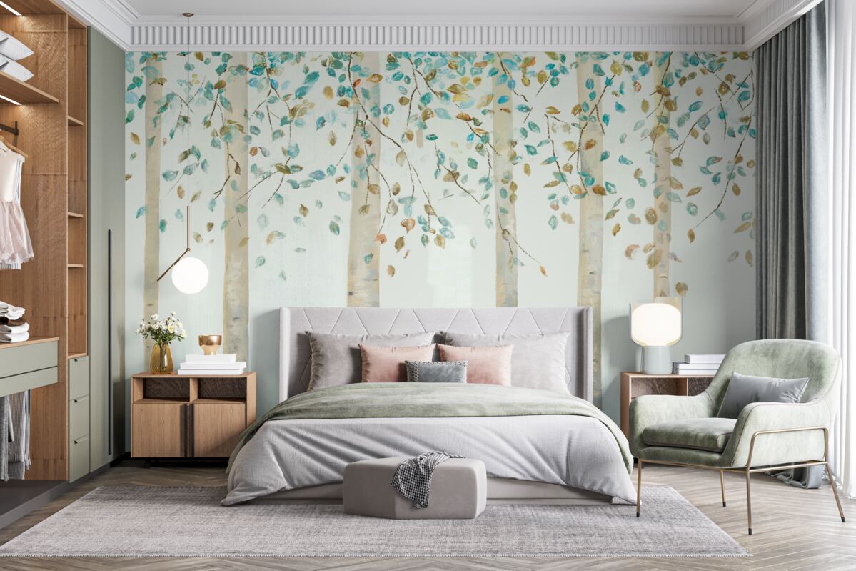 Fototapeta tenké brezy v ruke