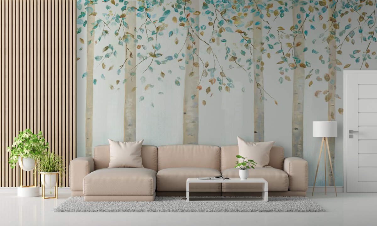 Fototapeta tenké brezy v ruke