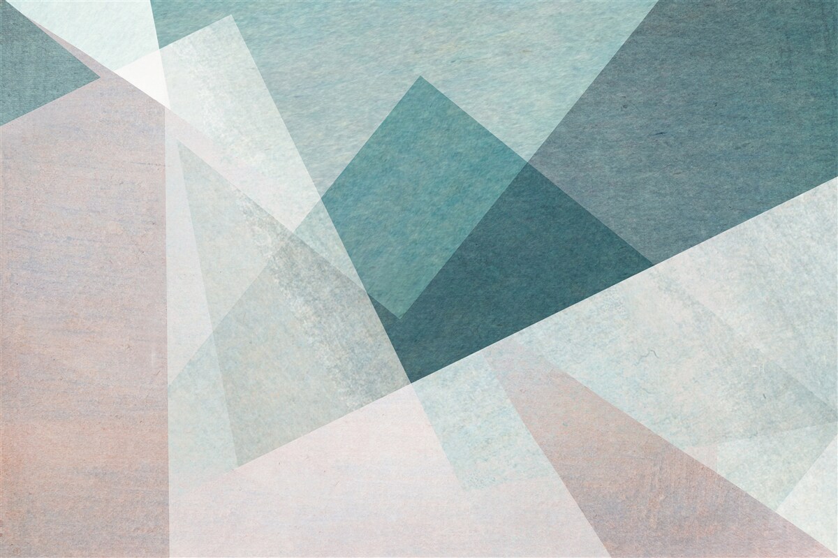 Fototapeta vrcholy v odtieňoch modrej a ružovej