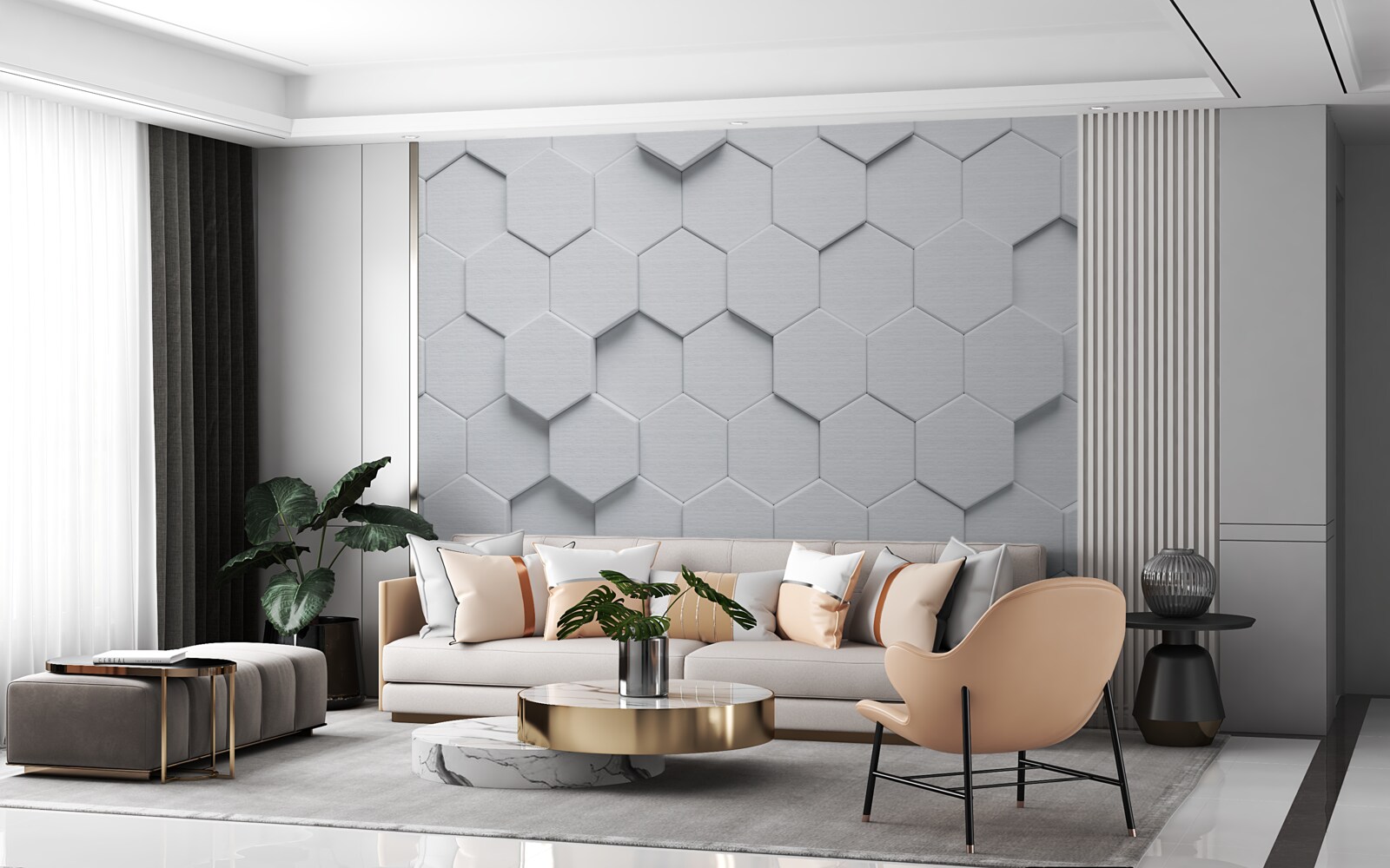 Fototapeta veľké strieborné predmety