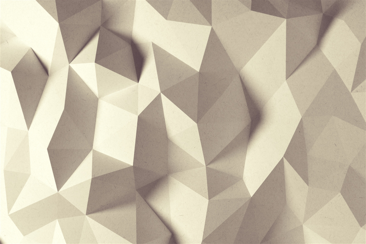 Fototapeta textúra geometrických tvarov s jasným objemom