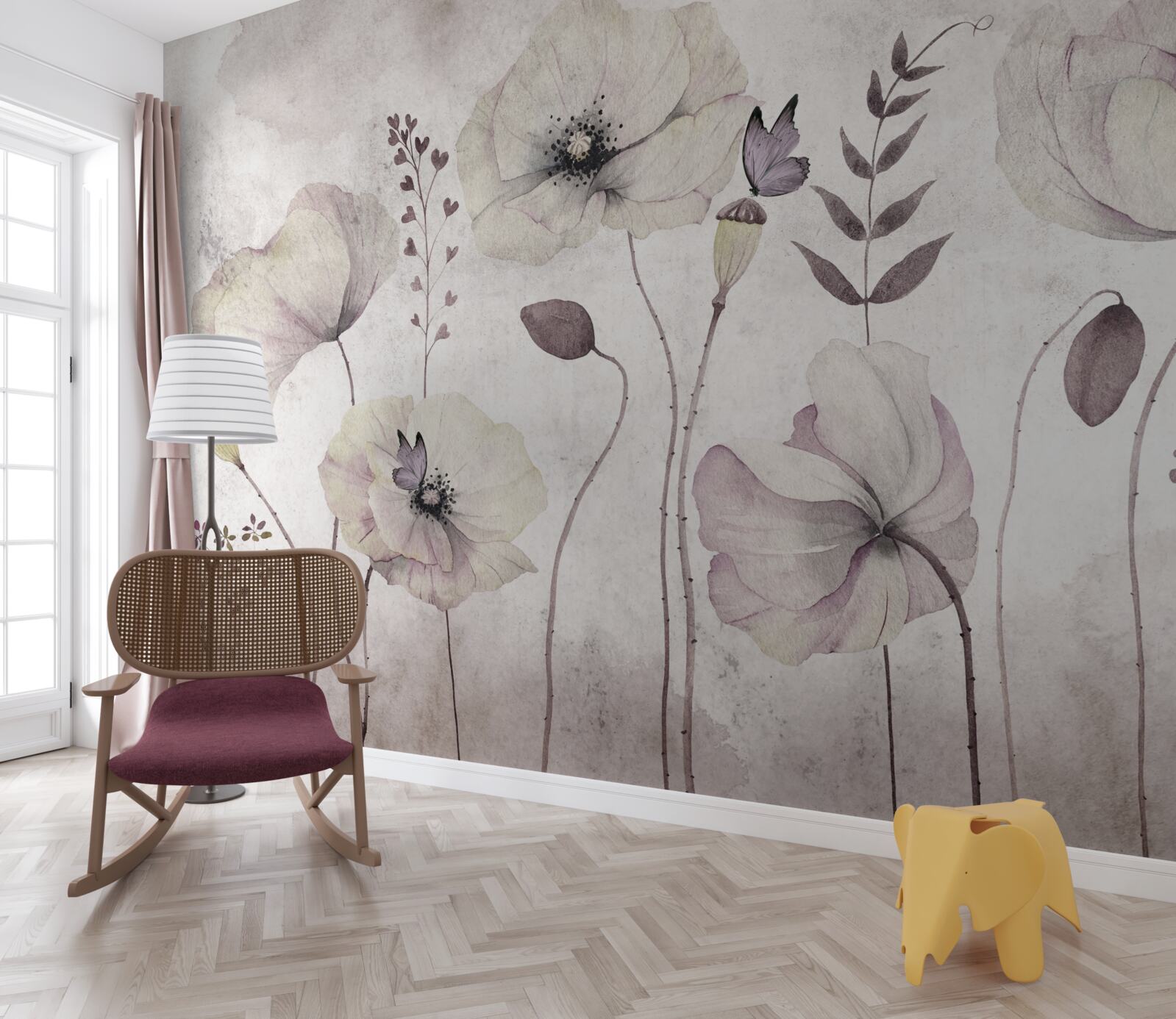 Fototapeta mäkké maky na pôvabných stonkách