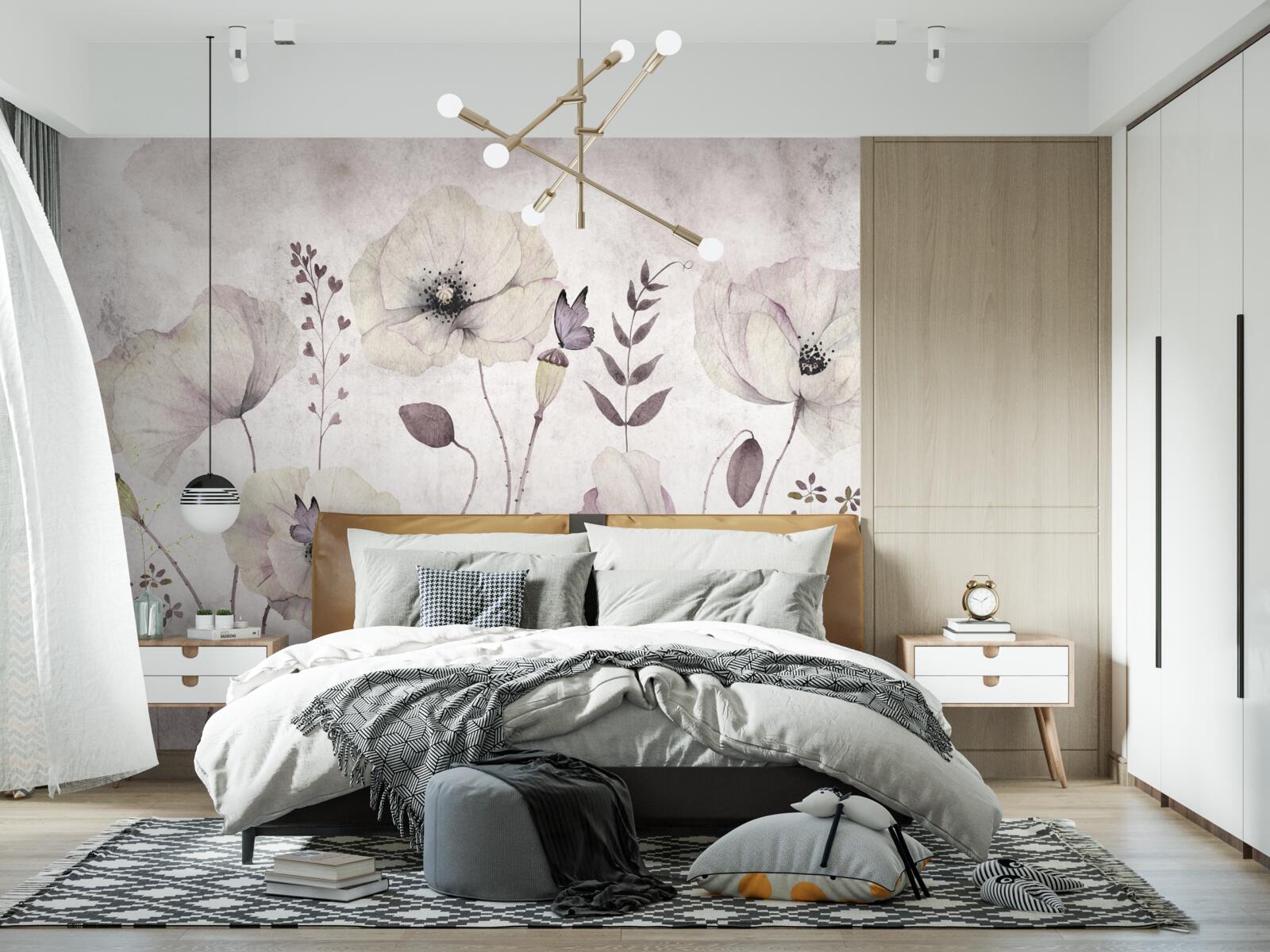 Fototapeta mäkké maky na pôvabných stonkách