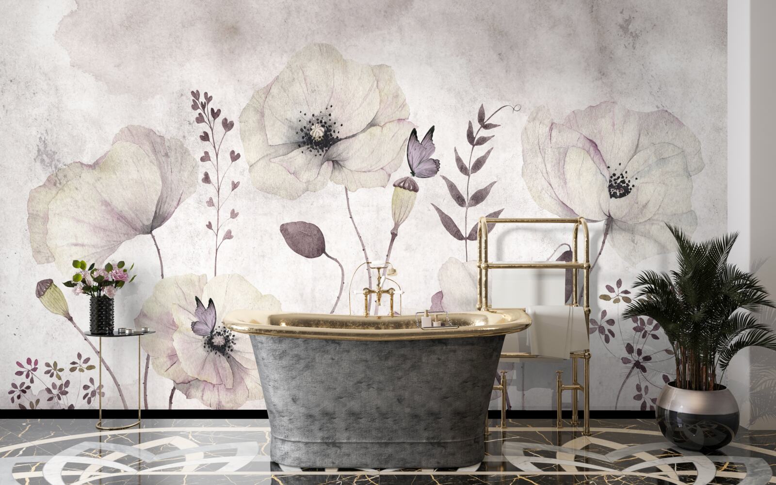 Fototapeta mäkké maky na pôvabných stonkách