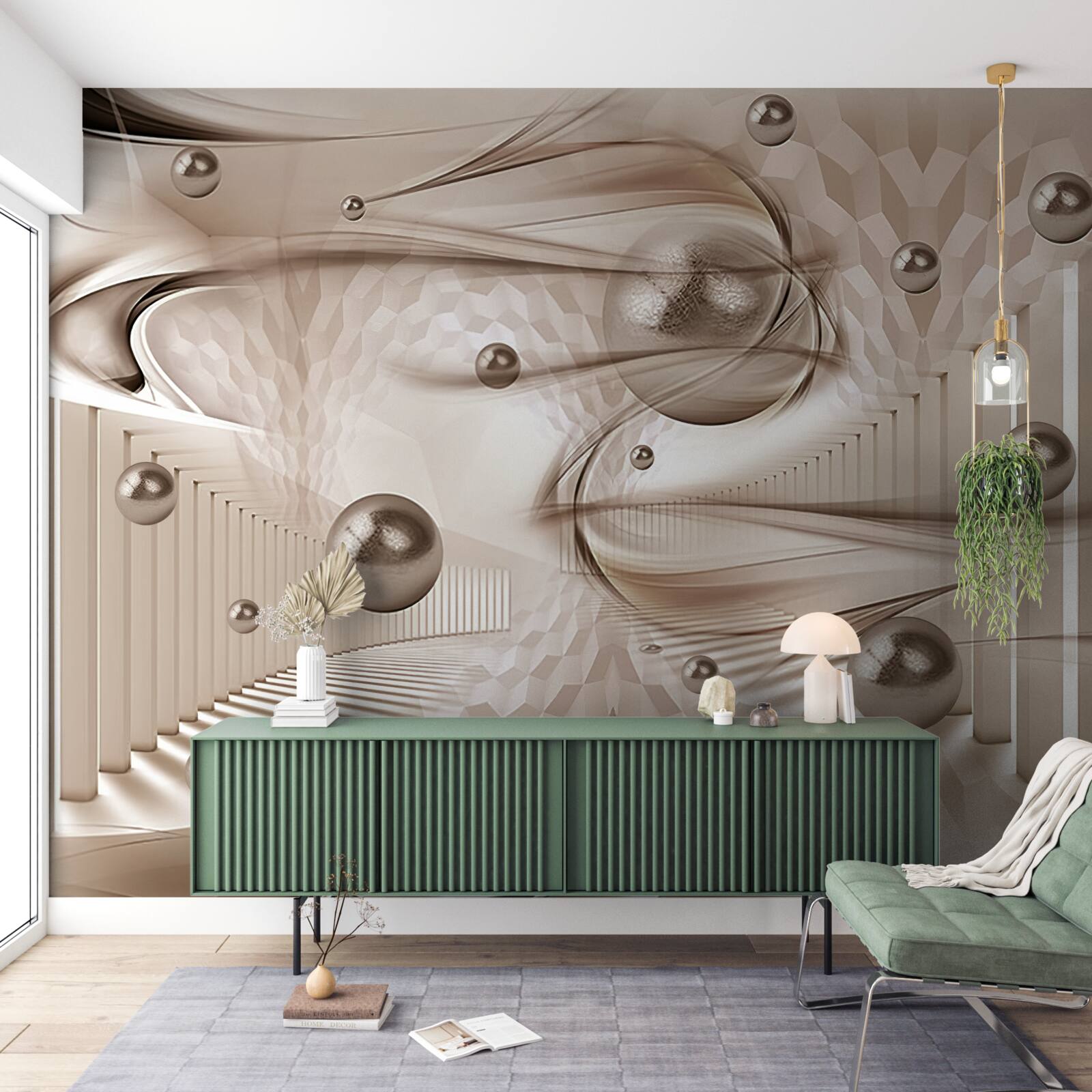 Fototapeta abstraktný ružový hodváb s perlami