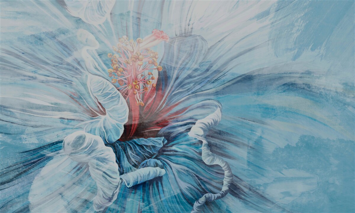 Fototapeta kvet, ktorý kvitne