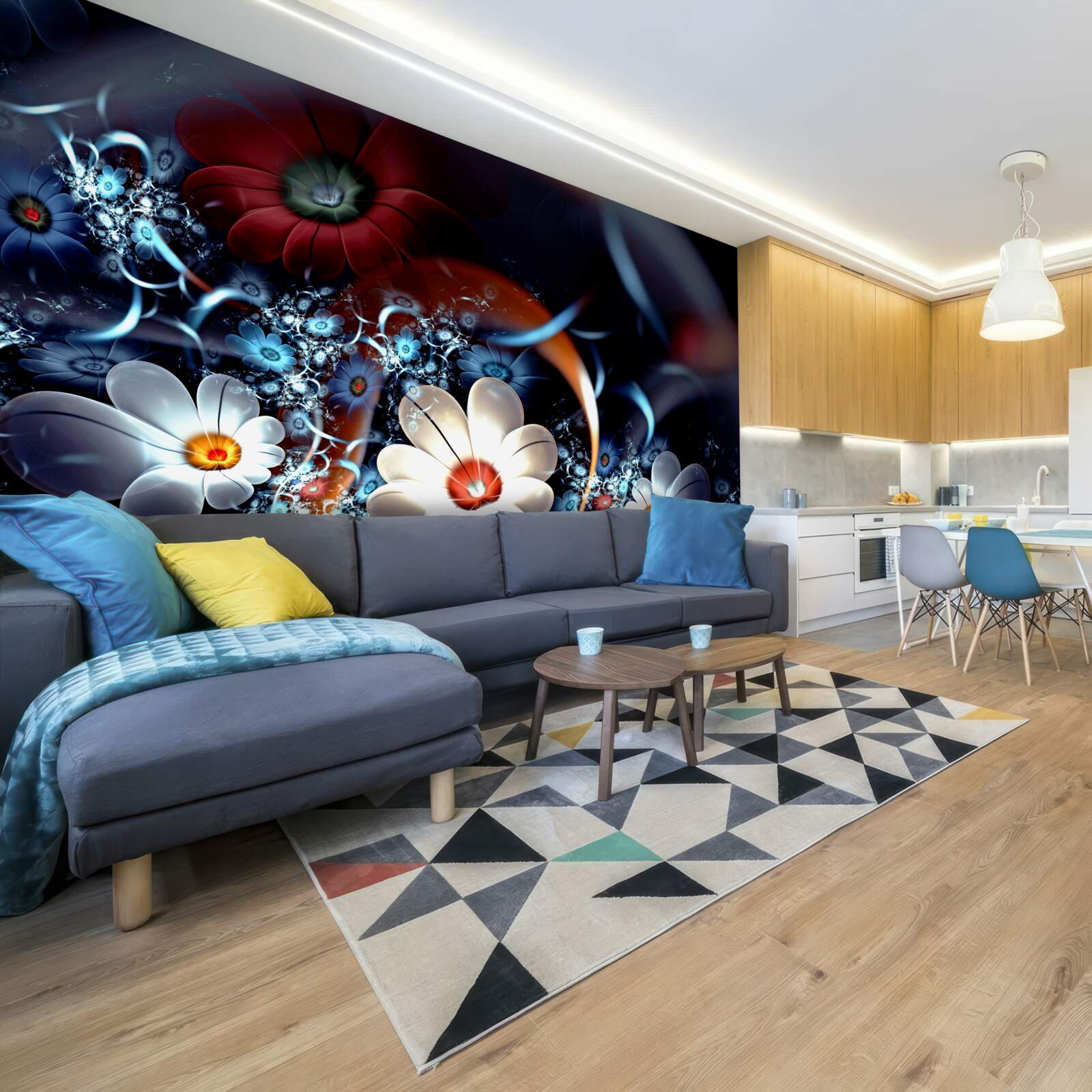 Fototapeta veľké kvitnúce kvety