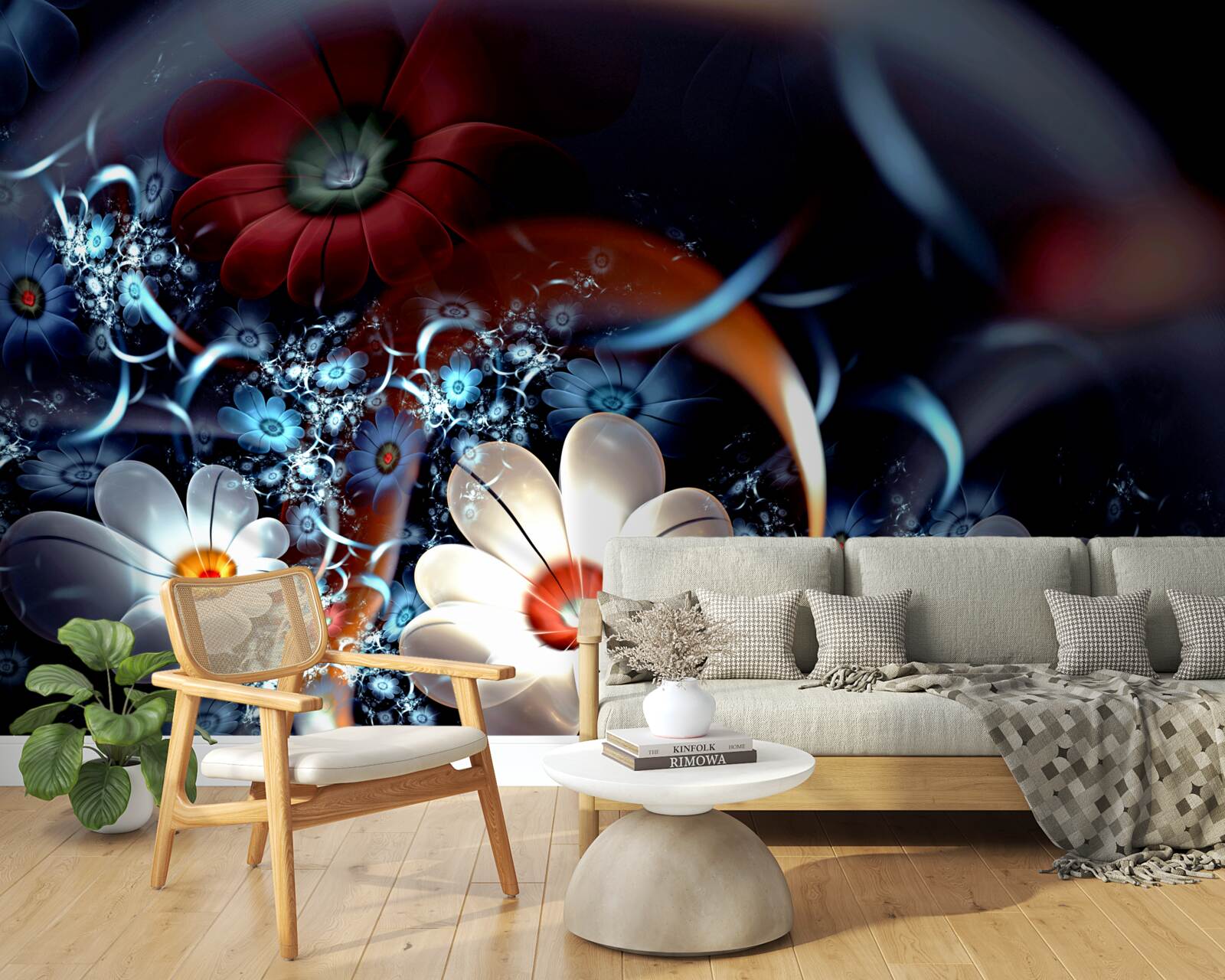 Fototapeta veľké kvitnúce kvety