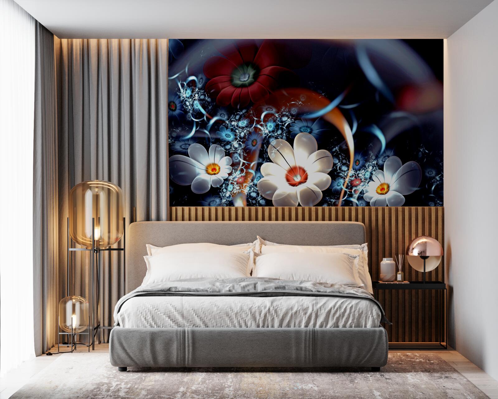 Fototapeta veľké kvitnúce kvety