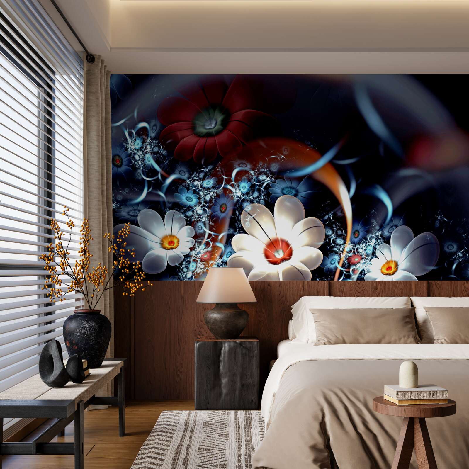 Fototapeta veľké kvitnúce kvety