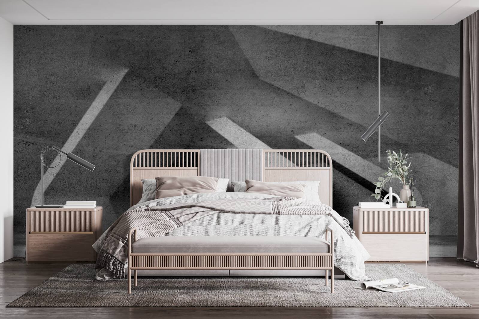 Fototapeta šedý tunel